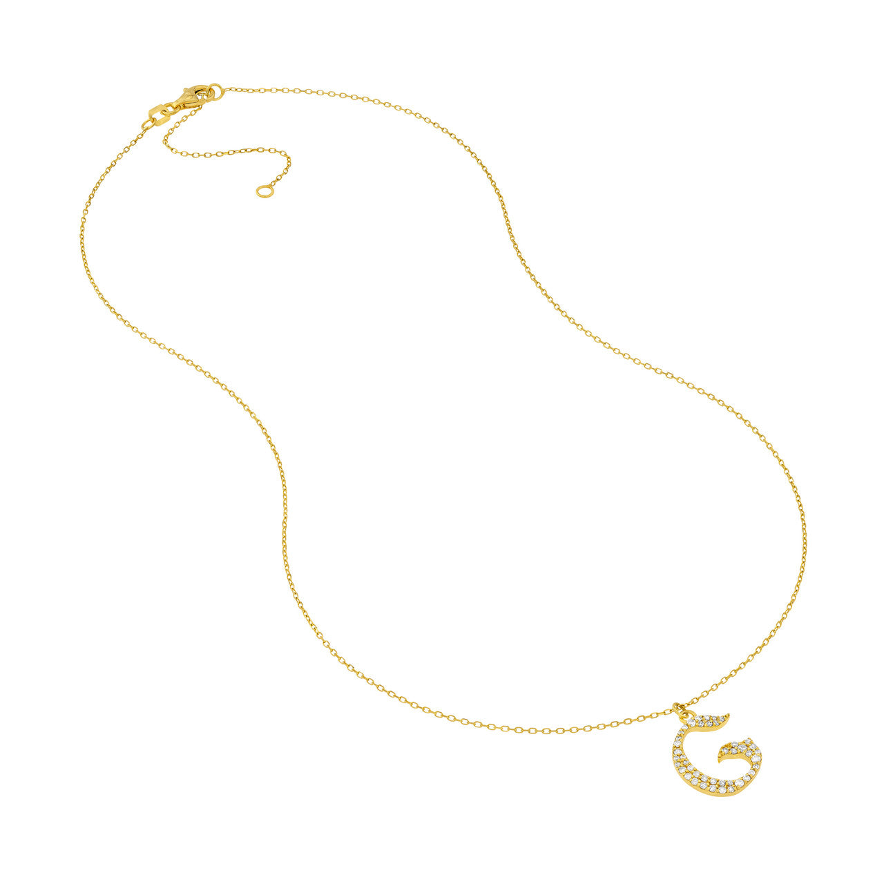 14K Yellow Gold - G