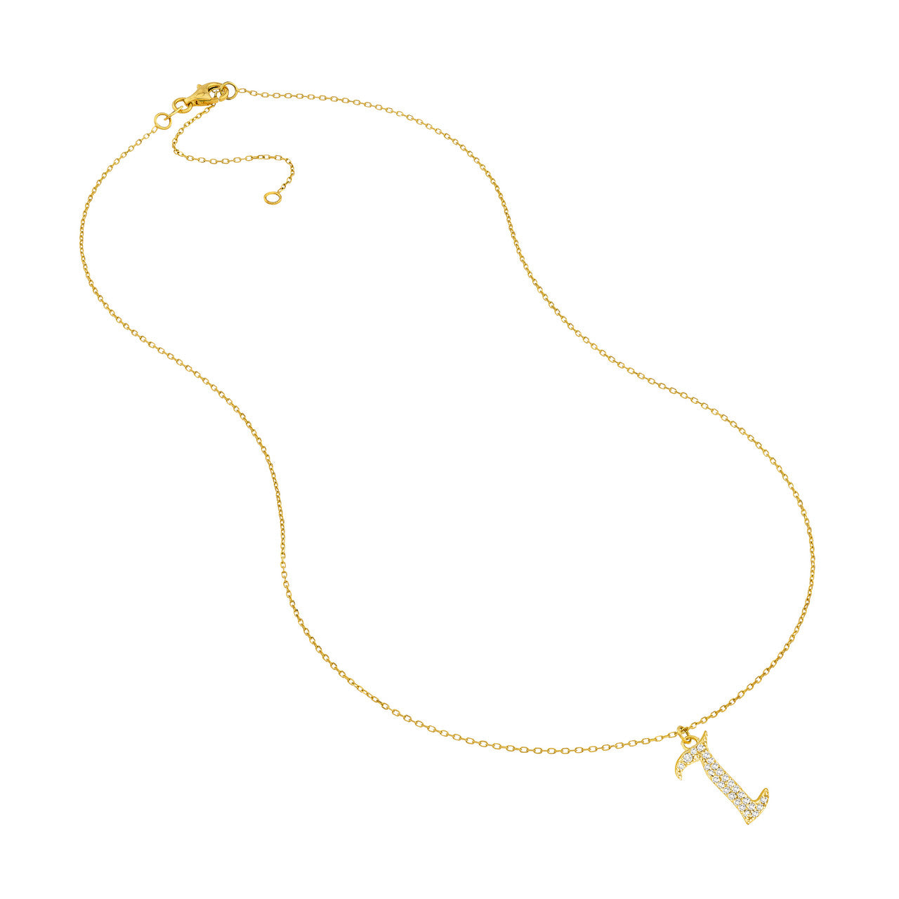 14K Yellow Gold - I