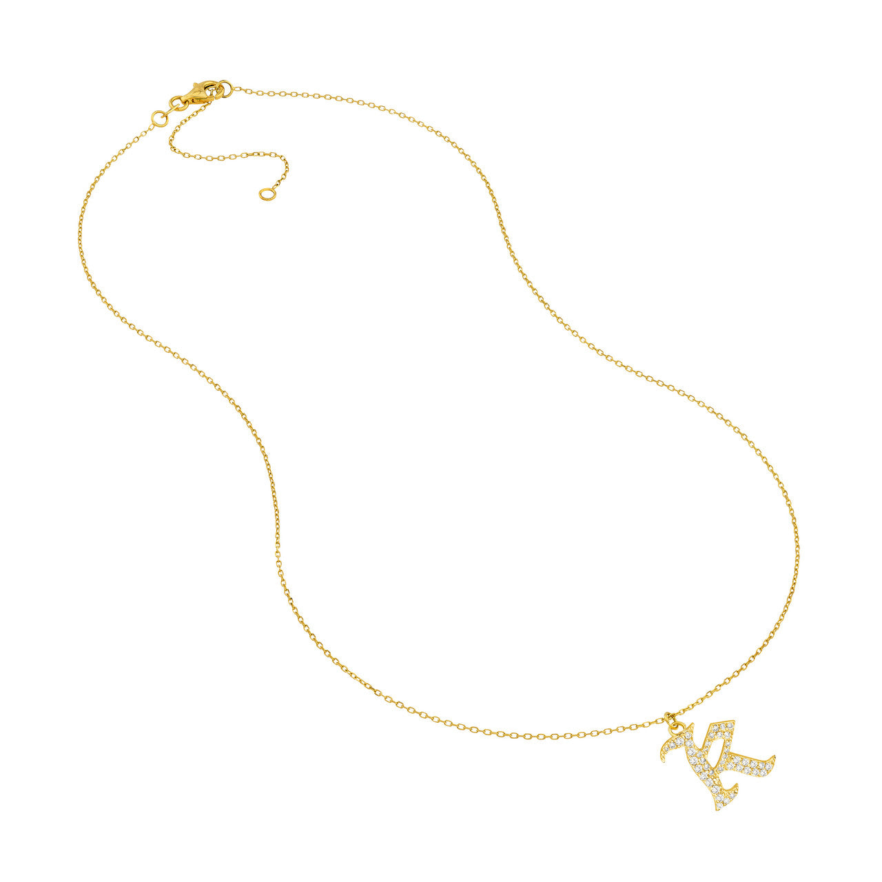 14K Yellow Gold - K