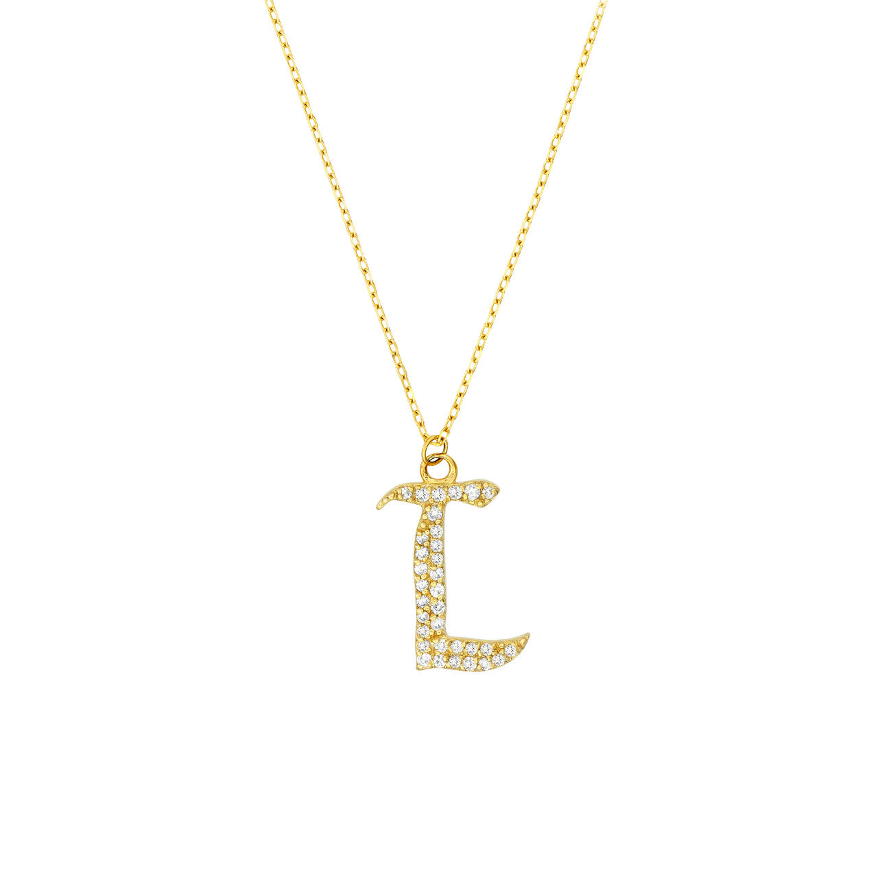 14K Yellow Gold - L