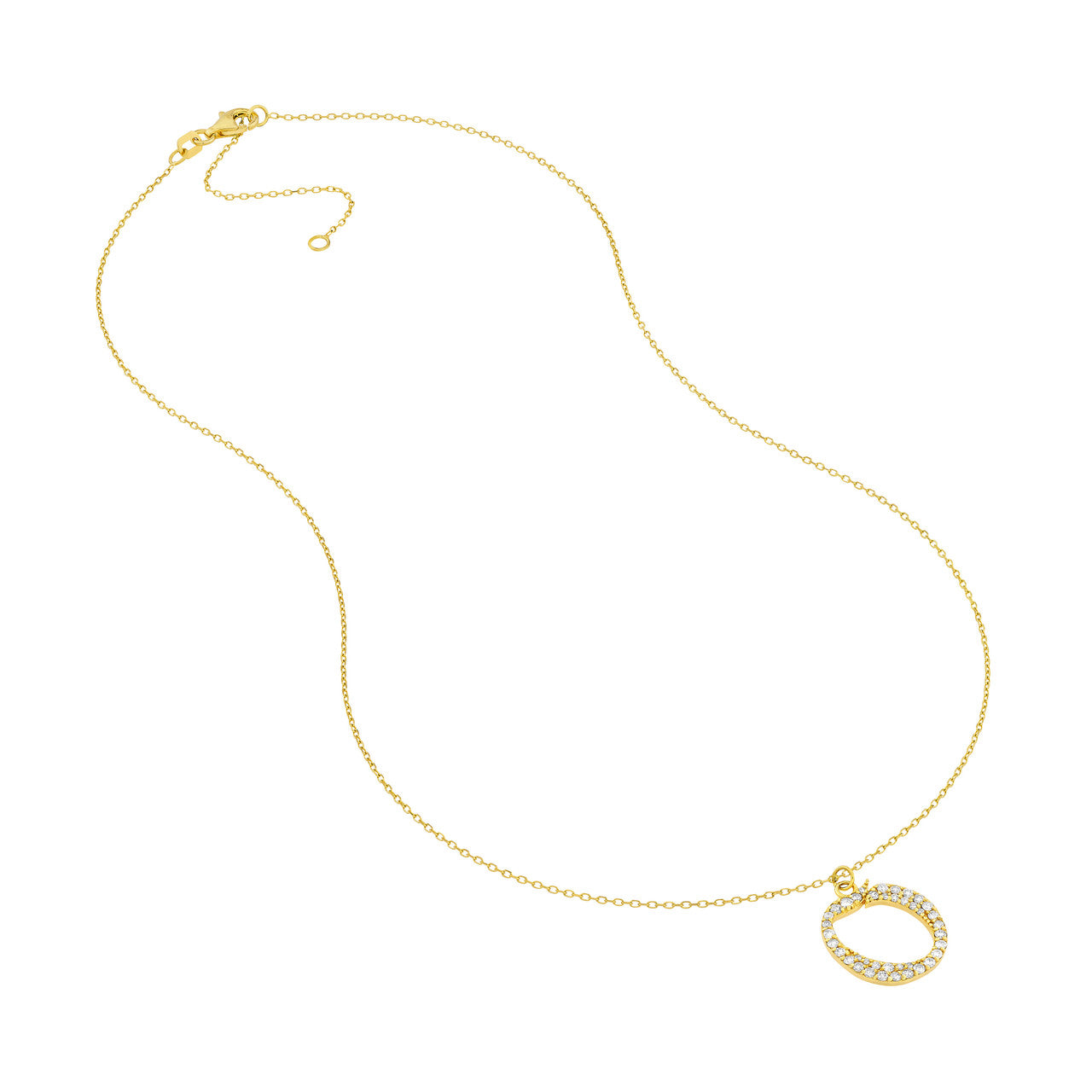 14K Yellow Gold - O
