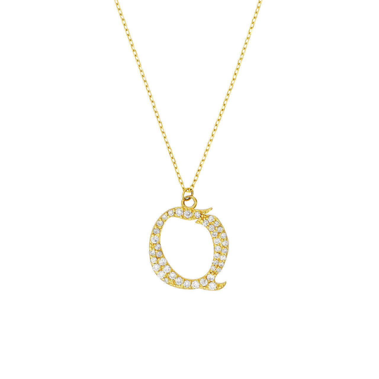 14K Yellow Gold - Q
