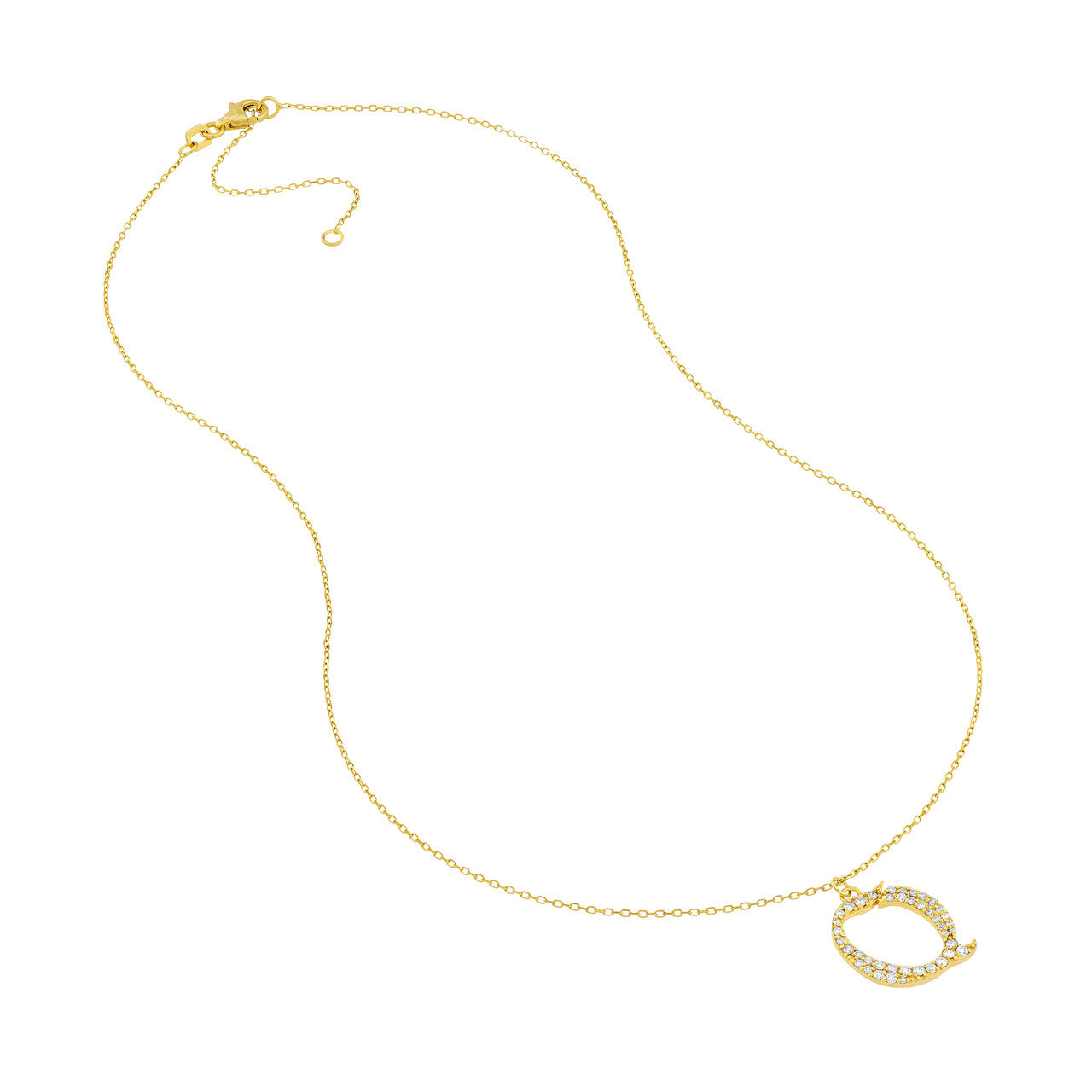 14K Yellow Gold - Q