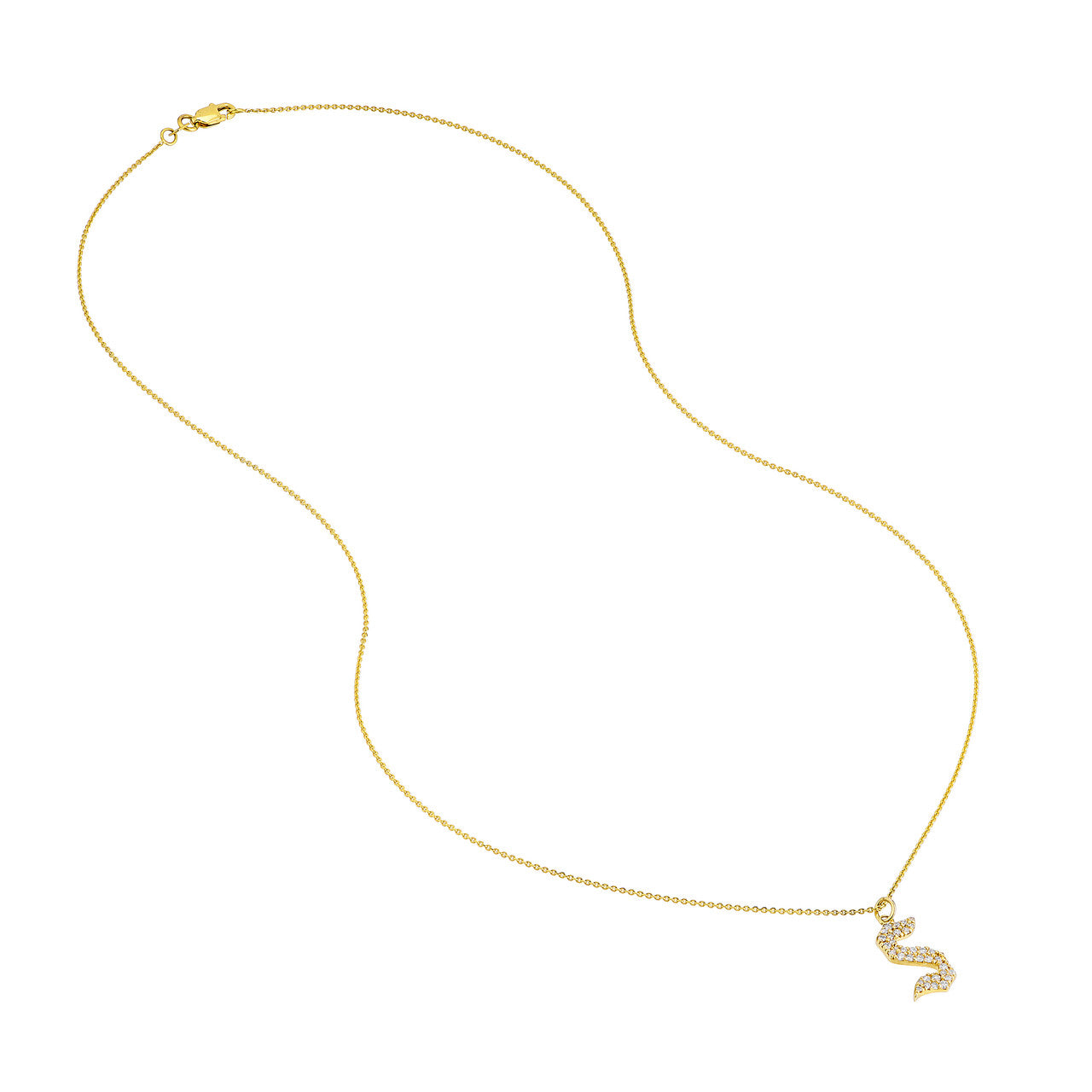 14K Yellow Gold - S
