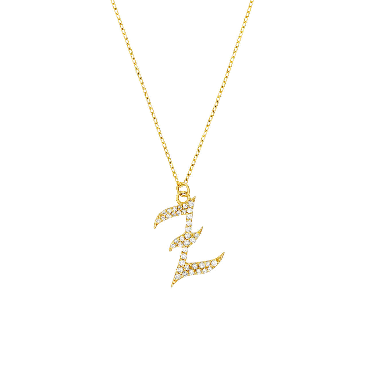 14K Yellow Gold - Z