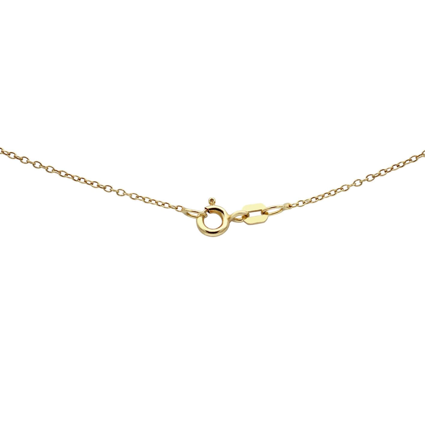 Double Twisted Diamond Circle in Yellow Gold - ShopMilano
